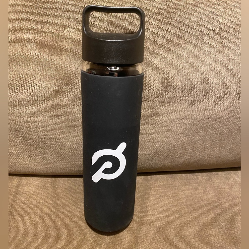 ✅Peloton Glass Water Bottle | 16 oz. Bottle w/ Nonslip Silicone ✅